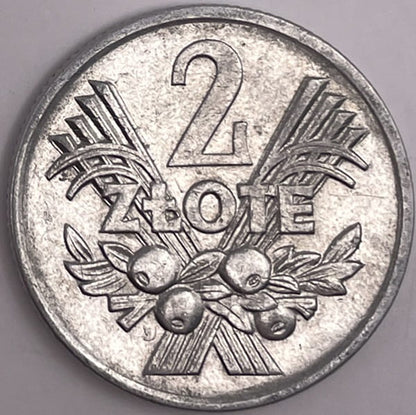 Moneta 2 złote Jagody 1970 r. stan 2