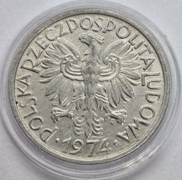 Moneta 2 złote Jagody 1974 stan 2