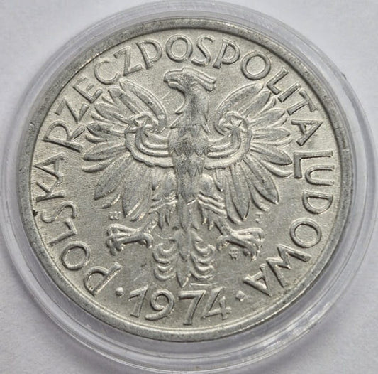 Moneta 2 złote Jagody 1974 stan 2