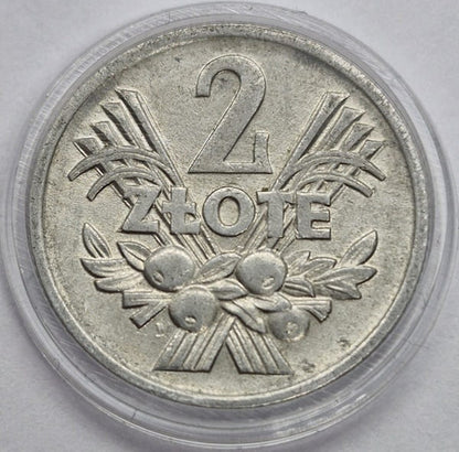 Moneta 2 złote Jagody 1974 stan 2