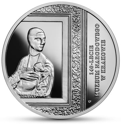 Moneta 20 zł 140-lecie Muzeum Narodowego w Krakowie 2019