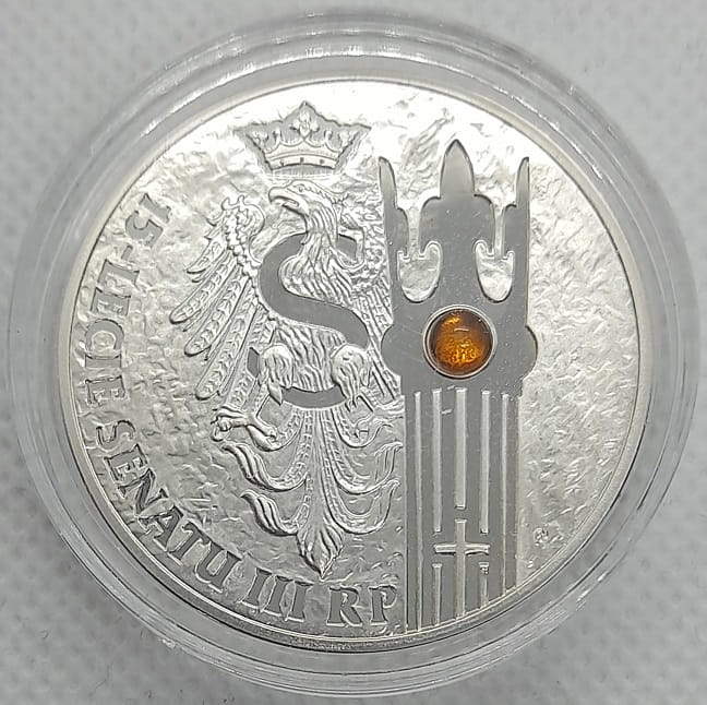 Moneta 20 zł 15-lecie Senatu III RP 2004 r.