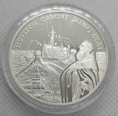 Moneta 20 zł 350-lecie obrony Jasnej Góry 2005 r.