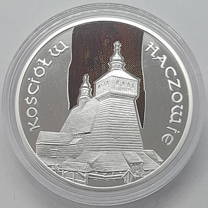 Moneta 20 zł Kościół w Haczowie 2006