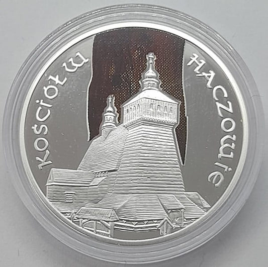 Moneta 20 zł Kościół w Haczowie 2006