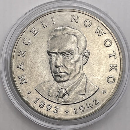 Moneta 20 zł Marceli Nowotko 1983 bardzo rzadki