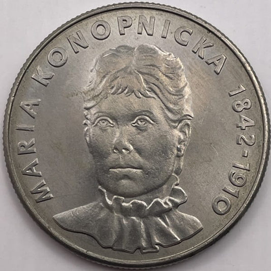 Moneta 20 zł Maria Konopnicka 1978