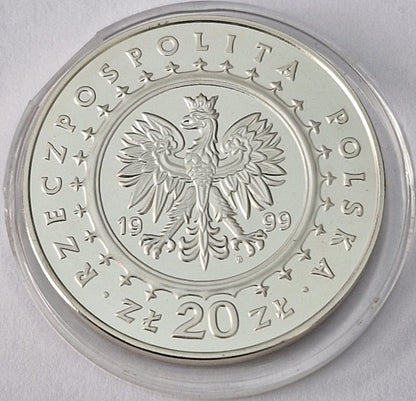 Moneta 20 zł Pałac Potockich w Radzyniu Podlaskim 1999