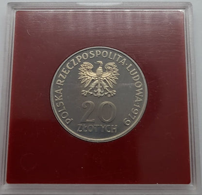 Moneta 20 zł Pomnik Szpital Centrum Zdrowia Dziecka  PRÓBA 1979 r.