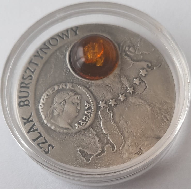 Moneta 20 zł Szlak bursztynowy 2001