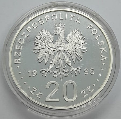 Moneta 20 zł Tysiąclecie miasta Gdańska 1996