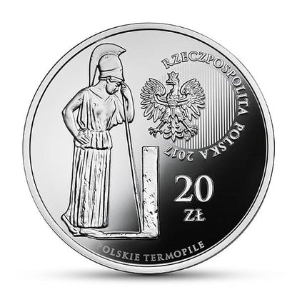 Moneta 20 zł Zadwórze Polskie Termopile 2017