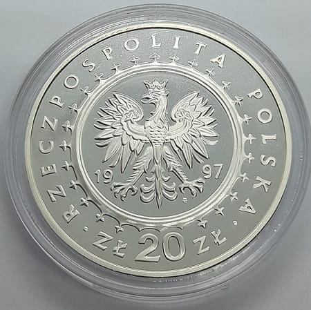 Moneta 20 zł Zamek w Pieskowej Skale 1997