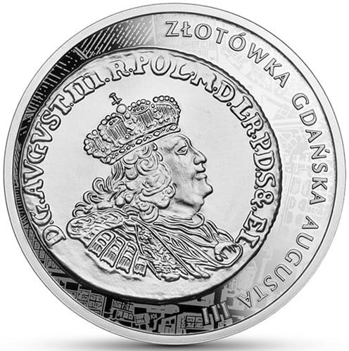 Moneta 20 zł Złotówka Gdańska Augusta III 2020