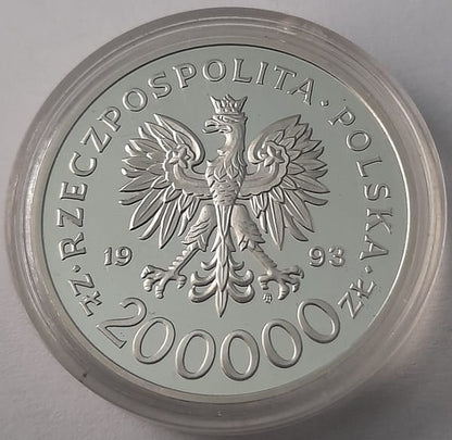 Moneta 200 000 zł 750-lat Szczecina 1993 r.