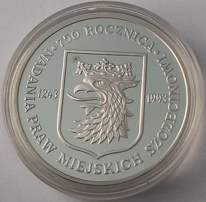 Moneta 200 000 zł 750-lat Szczecina 1993 r.