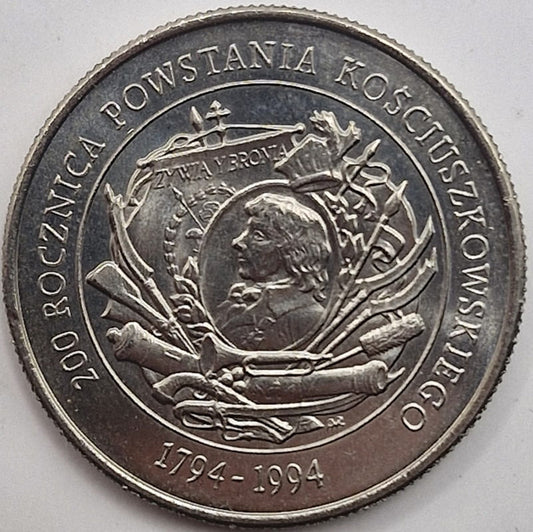 Moneta 20000 zł 200 rocznica powstania Kościuszkowskiego 1994