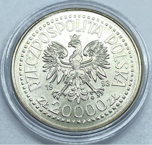 Moneta 20000 zł Kazimierz Jagiellończyk 1993