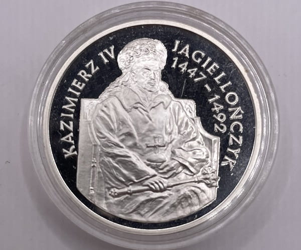 Moneta 200000 zł Kazimierz IV Jagiellończyk półpostać 1993