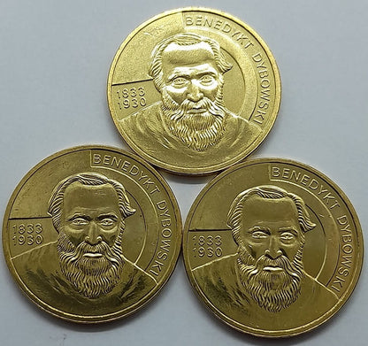 Moneta 2 zł z Benedykt Dybowski  2010