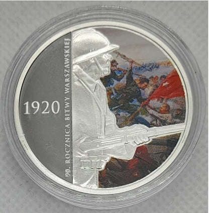 Moneta 20 zł 90 rocznica bitwy Warszawskiej 2010