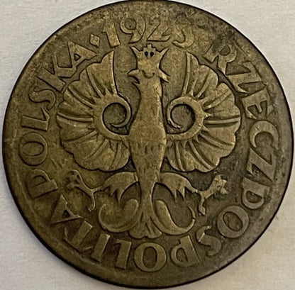 Moneta 5 groszy 1923 r.