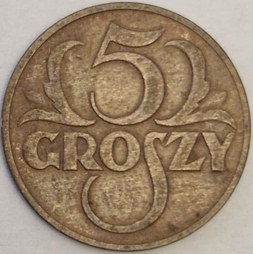 Moneta 5 groszy 1935