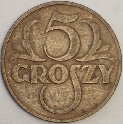 Moneta 5 groszy 1935