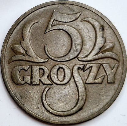 Moneta 5 groszy 1936