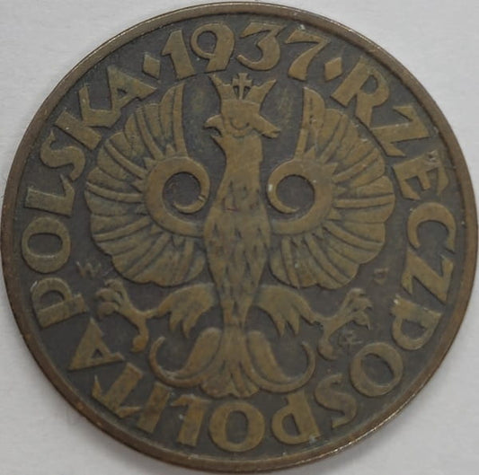 Moneta 5 groszy 1937