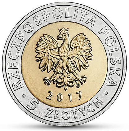 Moneta 5 zł Kaplica Trójcy Świętej  na Zamku w Lublinie 2017