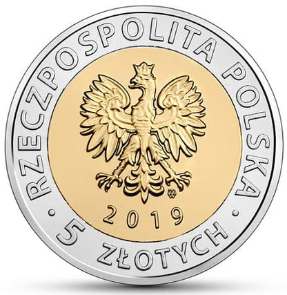 Moneta 5 zł Kopiec Wyzwolenia 2019
