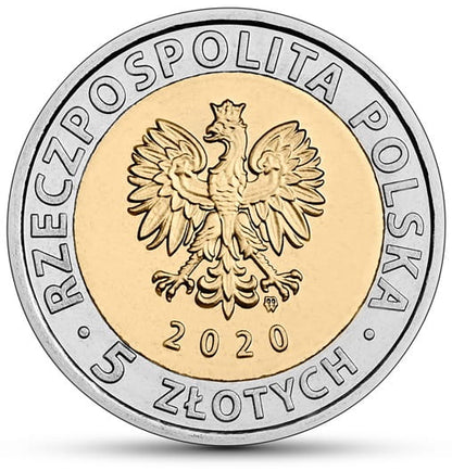 Moneta 5 zł kościół Mariacki 2020