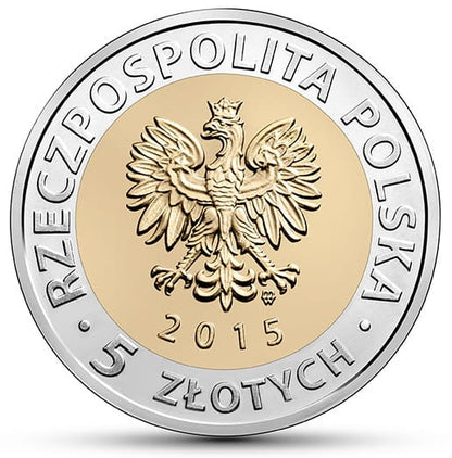 Moneta 5 zł Ratusz w Poznaniu 2015