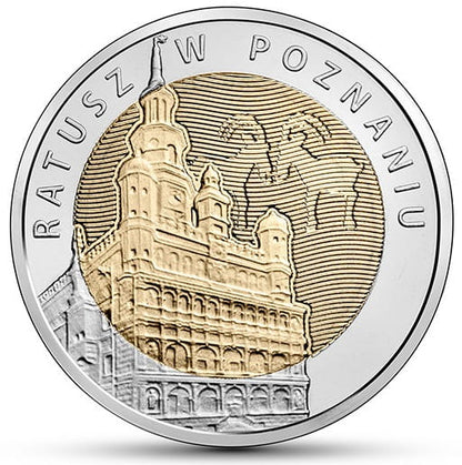 Moneta 5 zł Ratusz w Poznaniu 2015