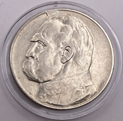 Moneta 5 złotych 1934 r. Józef Piłsudski Orzeł strzelecki stan 2