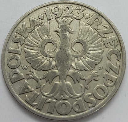 Moneta 50 groszy 1923 /3