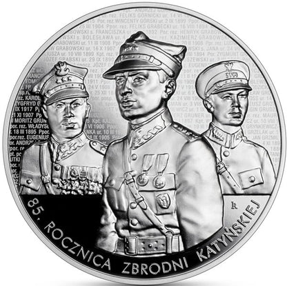 Moneta 50 zł 85 rocznica zbrodni katyńskiej 2025