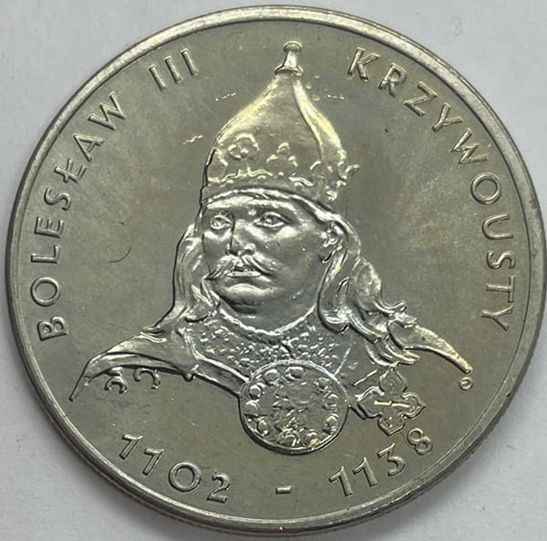 Moneta 50 zł Bolesław Krzywousty 1982