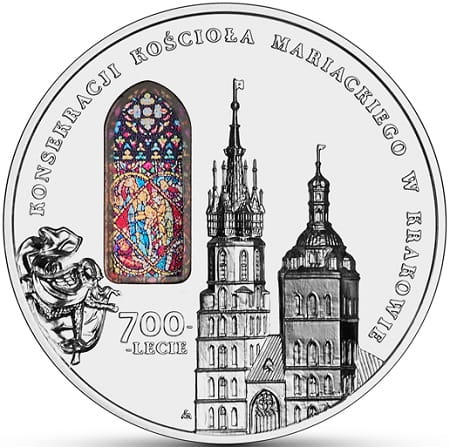 Moneta 50 zł Kościół Mariacki 2020 r.