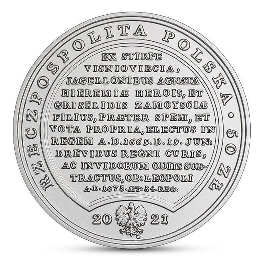 Moneta 50 zł Michał Korybut Wiśniowiecki 2021