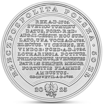 Moneta 50 zł Stanisław Leszczyński 2023