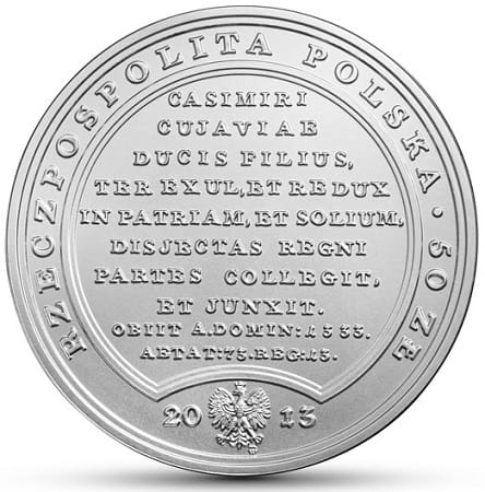 Moneta 50 zł Władysław Łokietek 2013