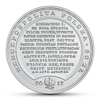 Moneta 50 zł Zygmunt August 2017