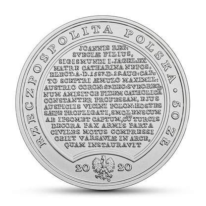 Moneta 50 zł Zygmunt III Waza 2020