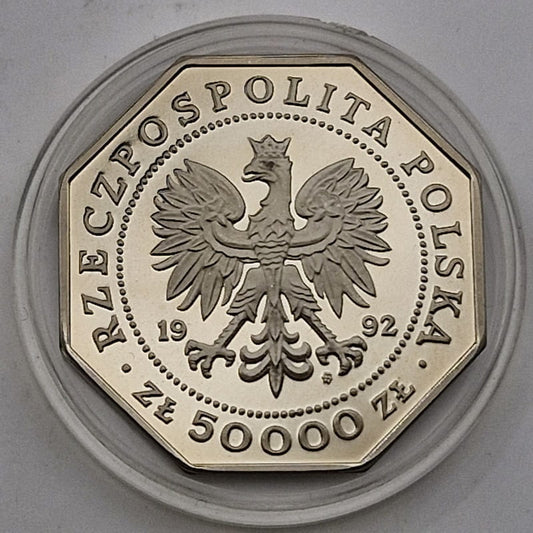Moneta 50000 zł 200 lat orderu Virtuti Militari 1992