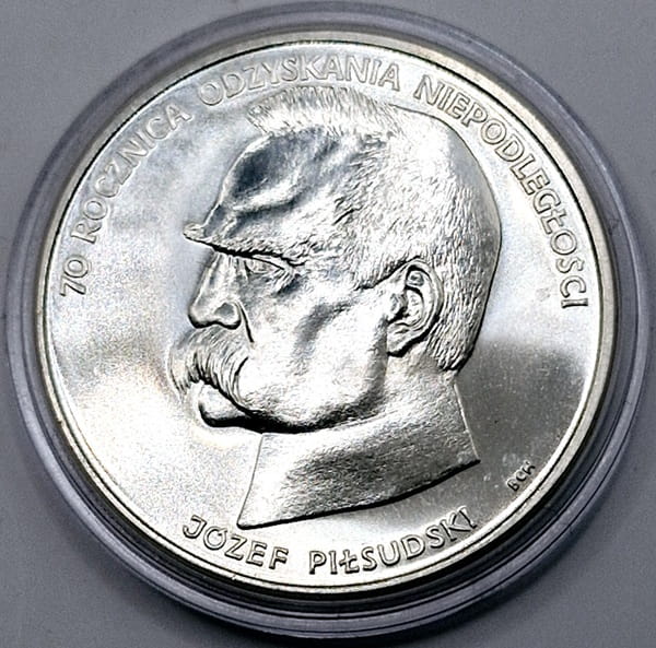 Moneta 50000 zł Józef Piłsudski 1988