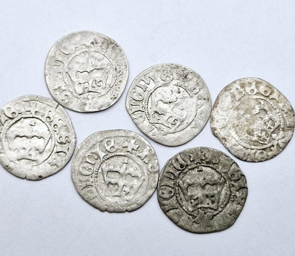 Moneta Półgrosz Jan Olbracht 1492-1501 oryginalne