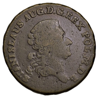 Moneta Trojak 1770 S.A. Poniatowski