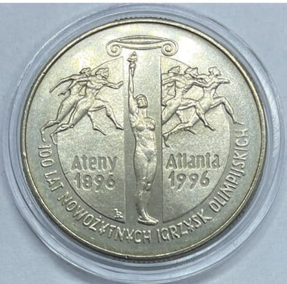 Moneta 2 zł 100 lat Nowożytnych Igrzysk Olimpijskich 1995